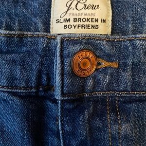 J Crew boyfriend jean
